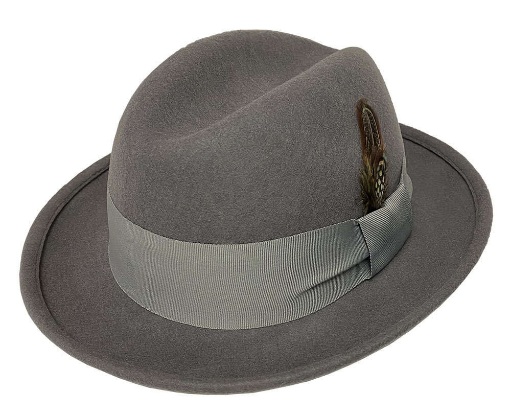 The Blackstone Center Dent Crown Felt Hat - Brimmed Hats